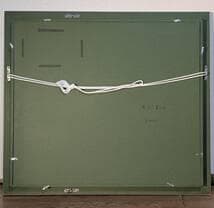 【真作】絵画　廣岡真知子　油彩10号　雨あがり　写実風景　箱・黄袋入　Y34