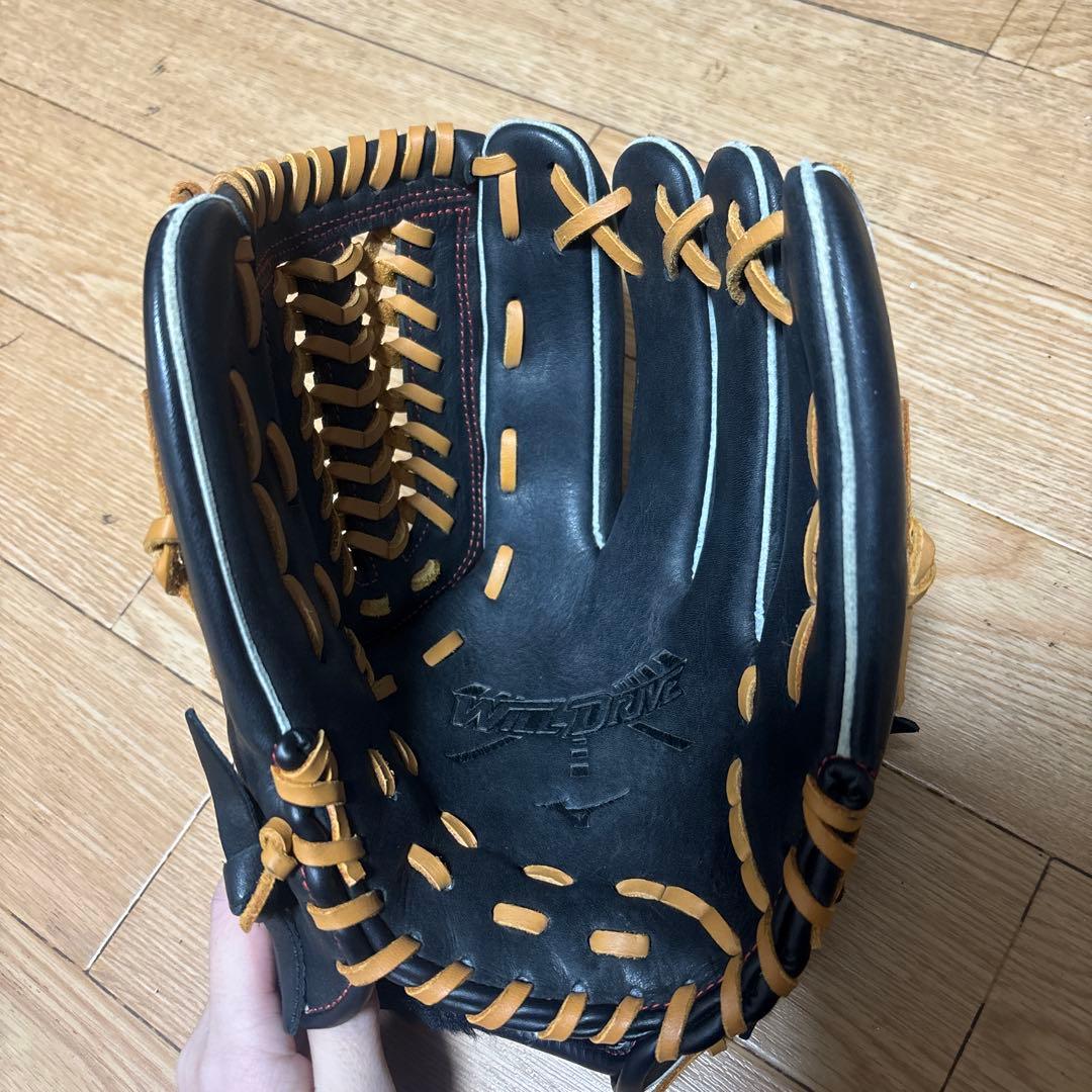 Mizuno 軟式グローブ 黒/茶