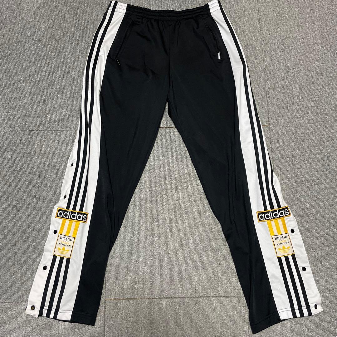 アディブレイク　90s アディダス　パンツ　ブラックピンク　ビンテージ