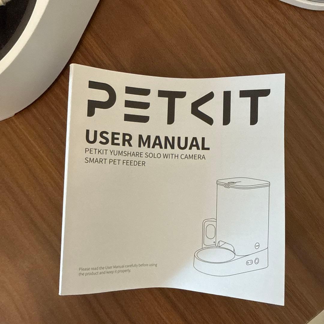 ぱ*ん様 新品未使用　ペットカメラ付き自動給餌器