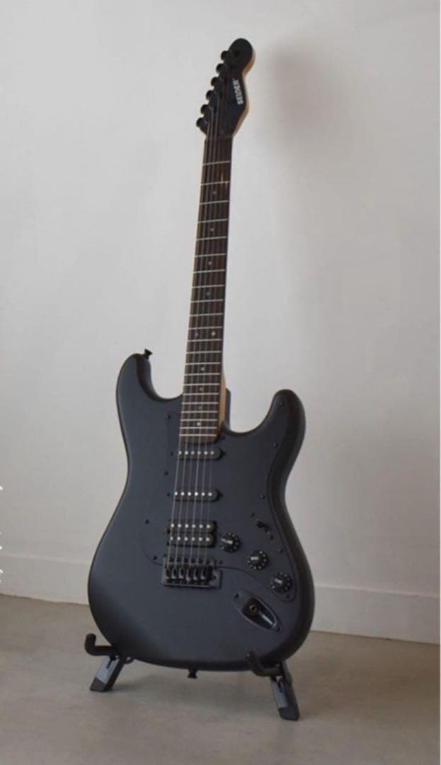 エレキギター SELDER ブラック　ストラトキャスター