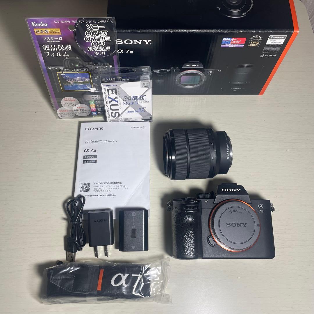 【箱・付属品あり】SONY α7III ILCE-7M3 レンズキット