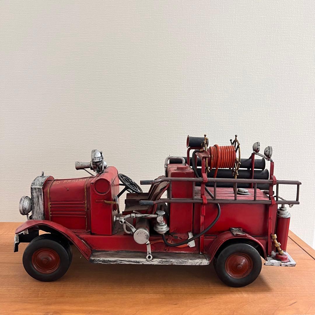 ブリキ模型 消防車 アメリカン雑貨 レトロ