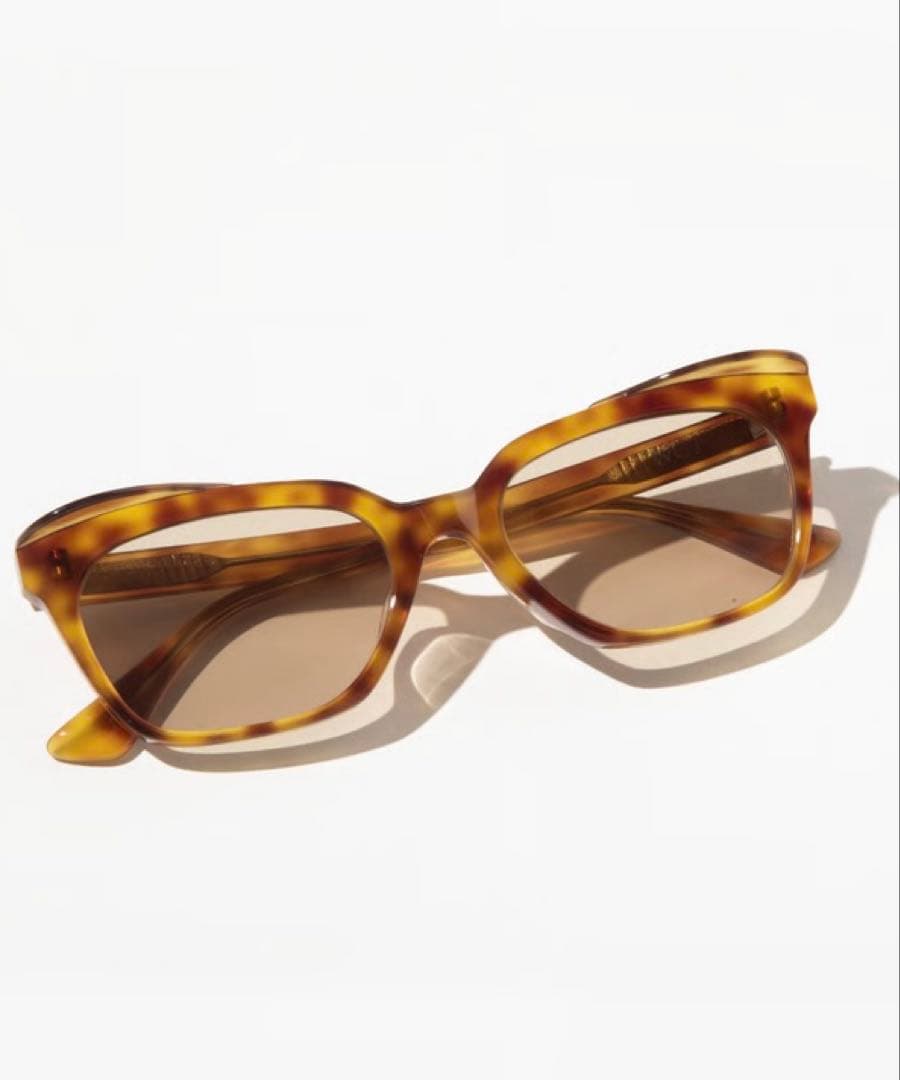 新品未使用！wcj 猫耳付きサングラス　ベッコウ柄　ブラウン