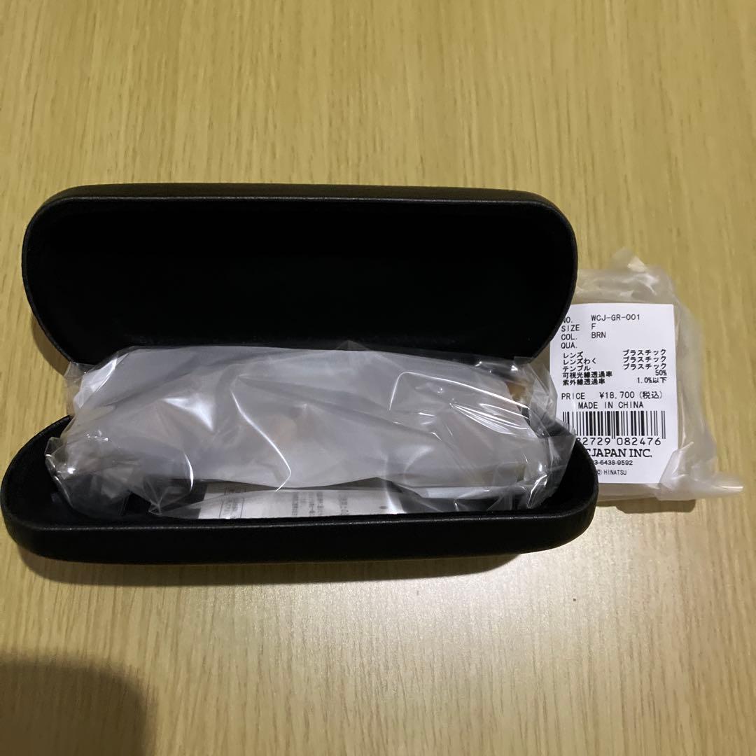 新品未使用！wcj 猫耳付きサングラス　ベッコウ柄　ブラウン