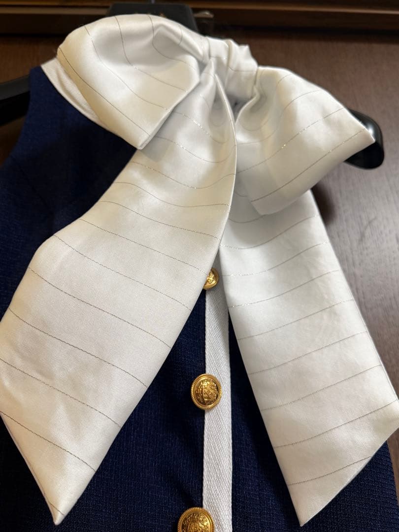 ベリアミミ BELEAR MIMI アメスリツイードミニワンピース　ネイビー