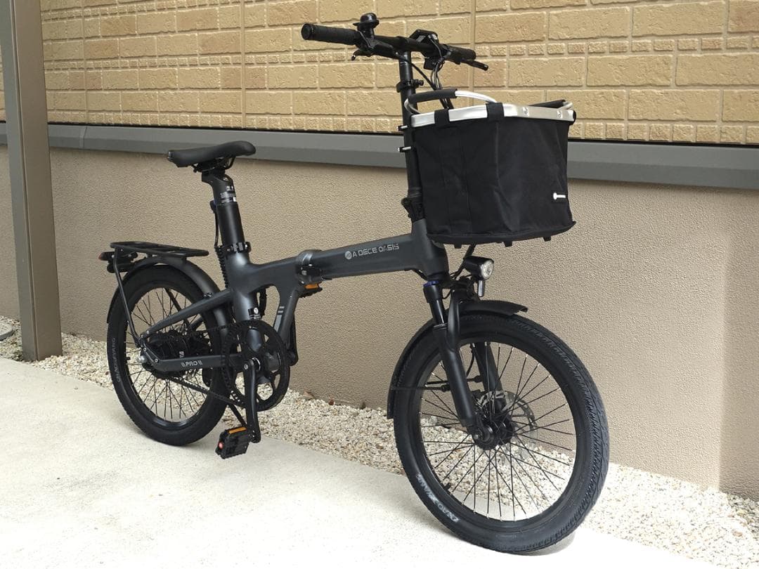 ADO AIR 20 PRO 折りたたみ 電動アシスト自転車 グレー 自動変速