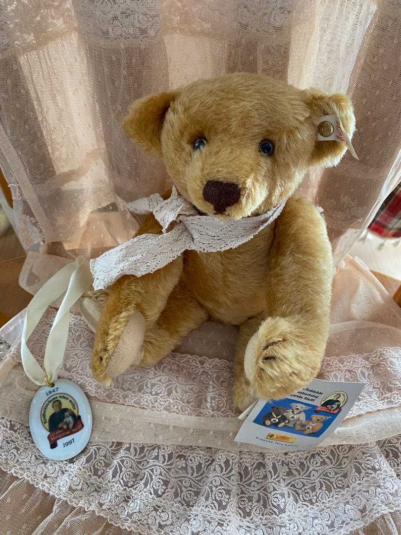 シュタイフテディベア　限定品　美品 ドイツ　【テディベアの王道】