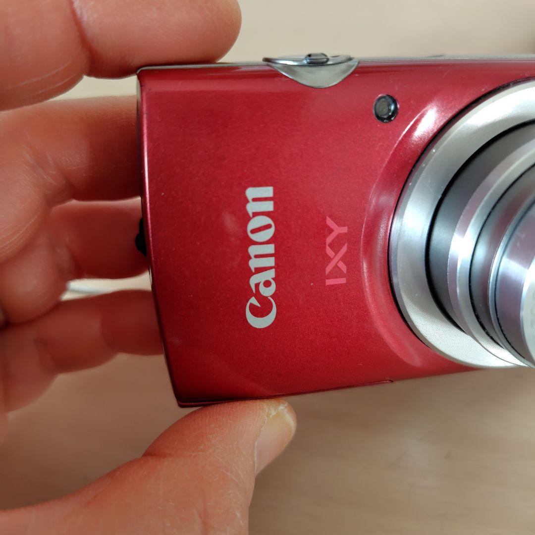 Canon キャノン IXY 200 コンパクトデジタルカメラレッド 充電器付き