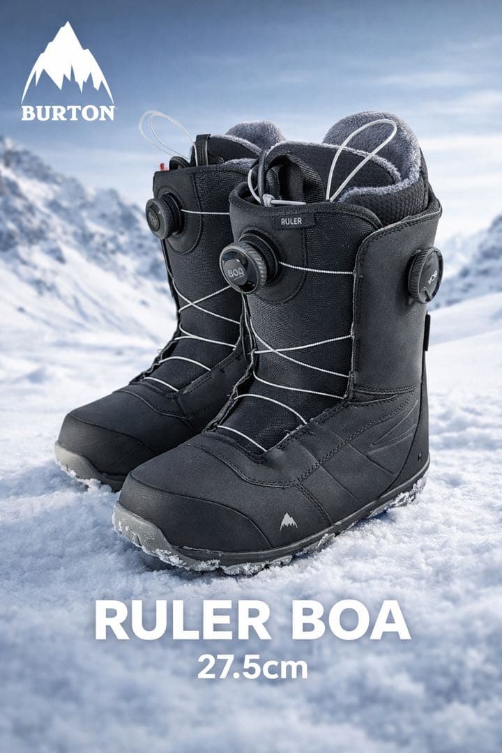 美品　バートン ルーラー ダブルボア　BOA スノーボードブーツ 27.5