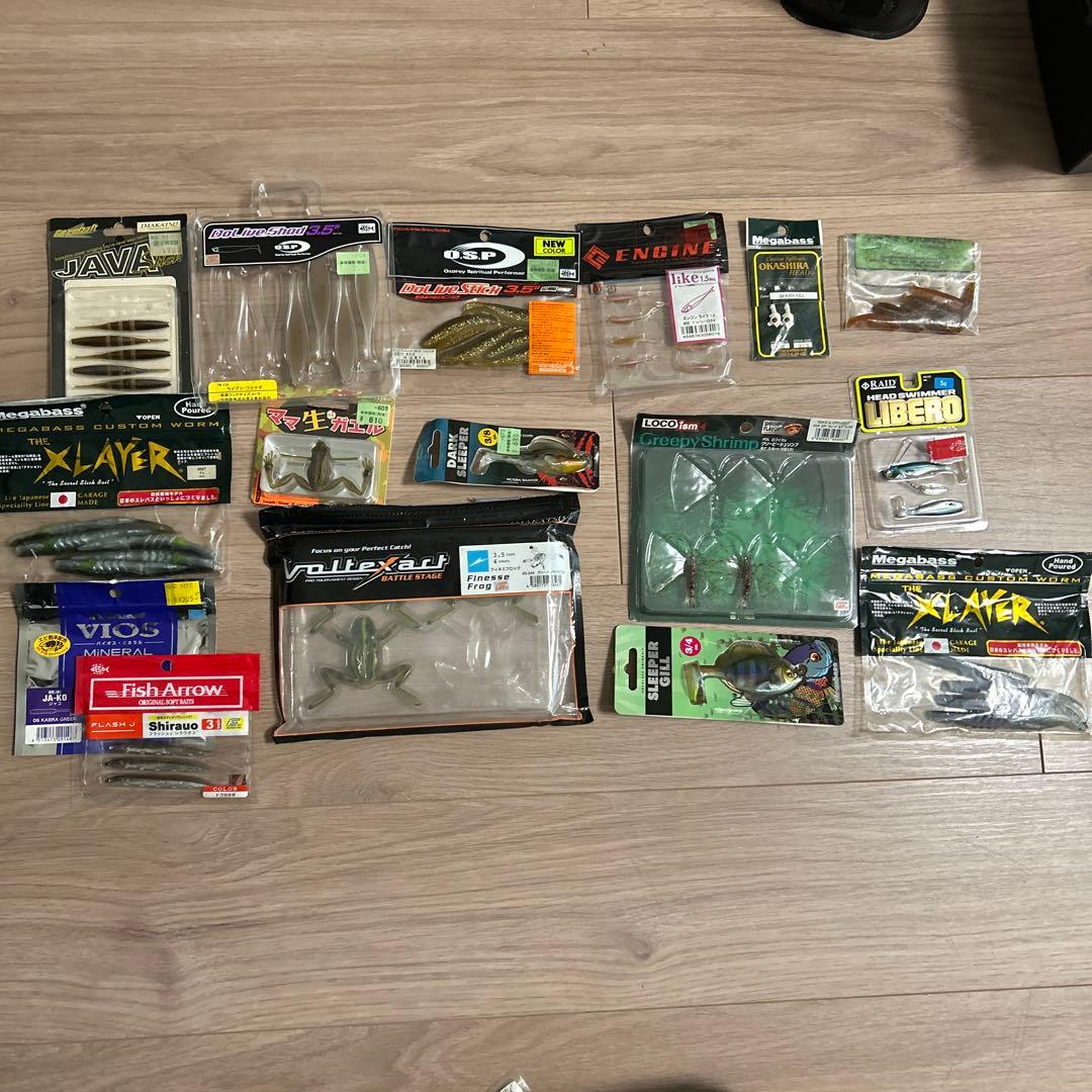 ワーム等セット 80点以上 バス釣り