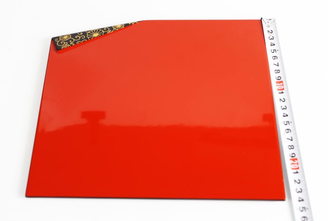 茶道具 アソベ光石謹製 前菜盆 五枚 共箱 漆塗