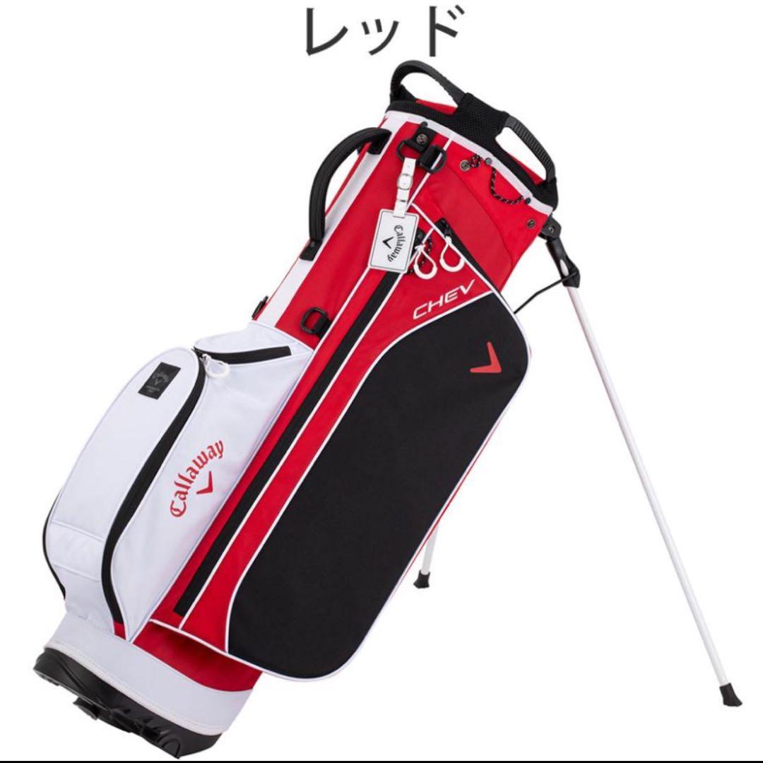 Callaway CHEV ゴルフバッグ レッド ブラック
