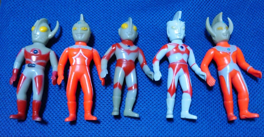 ソフビ　当時物　ウルトラジュニアセット 5体セット