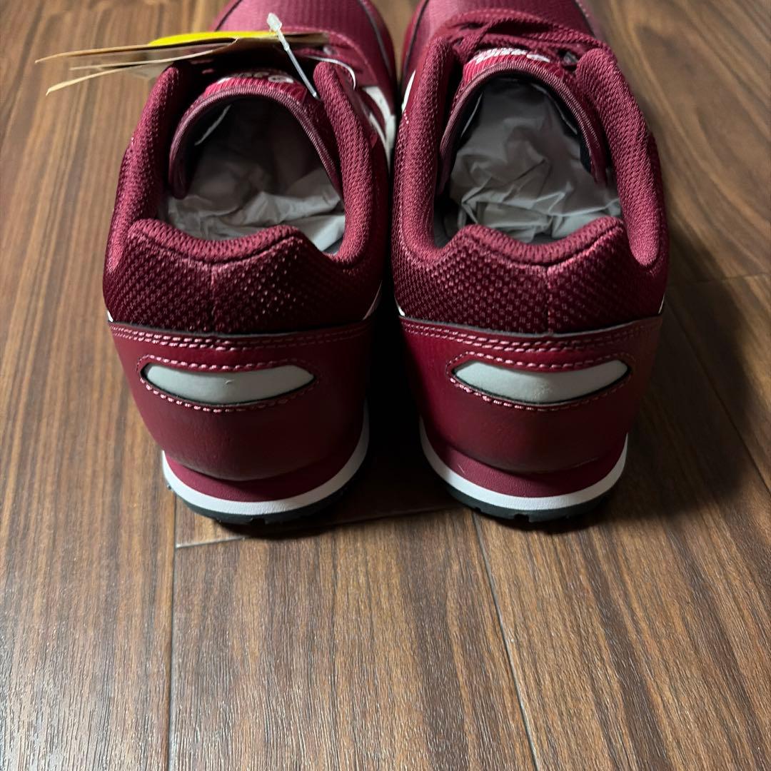 asics バーガンディ安全靴27cm