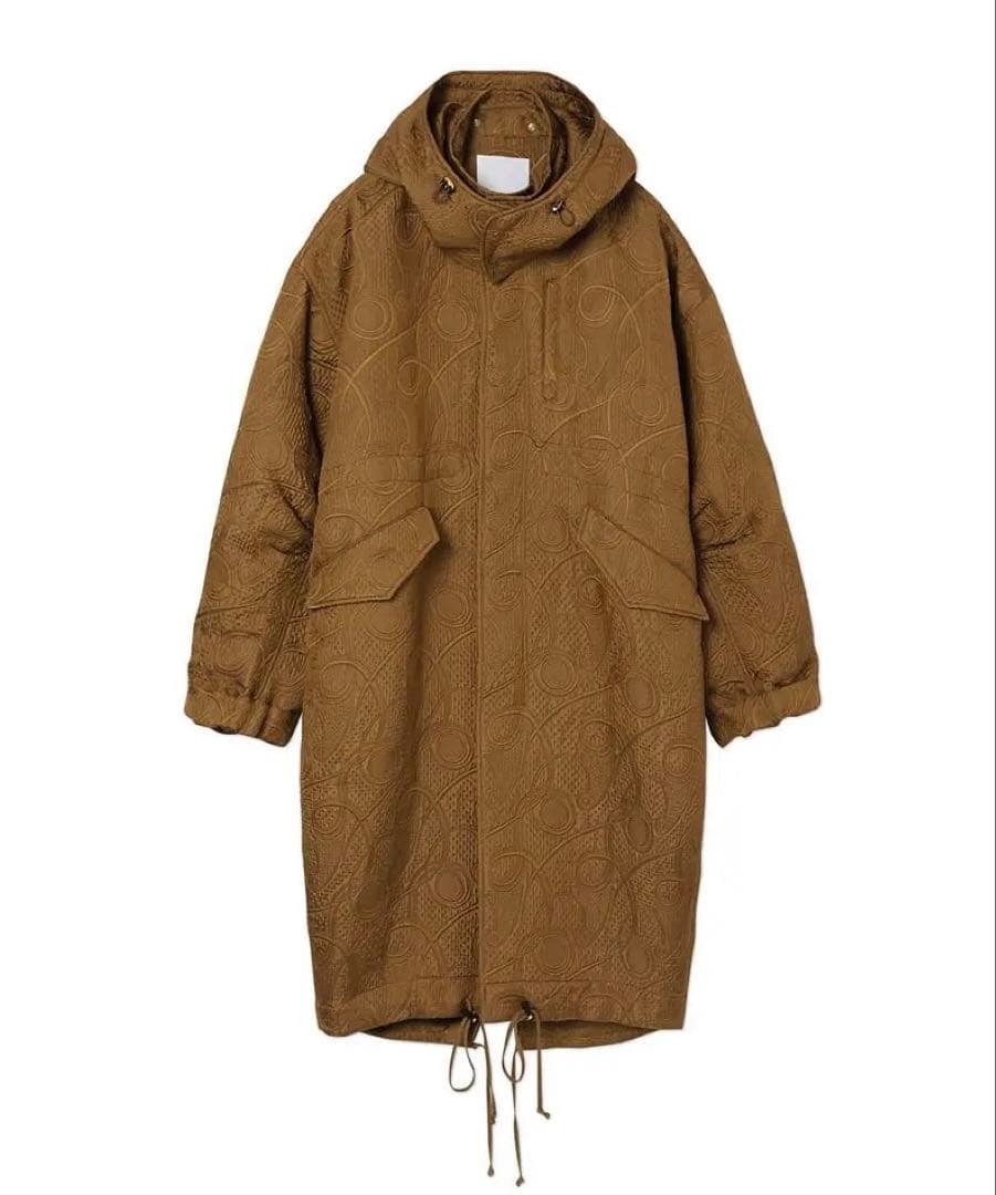 Mame Kurogouchi ジャガード モッズコート