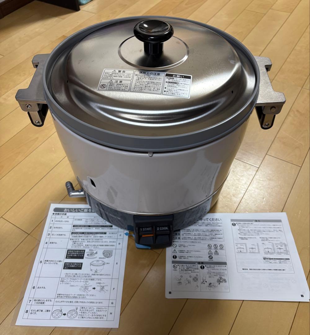 RR-300CF 【都市ガス】ガス炊飯器業務用炊飯器 6.0L/3升 説明書