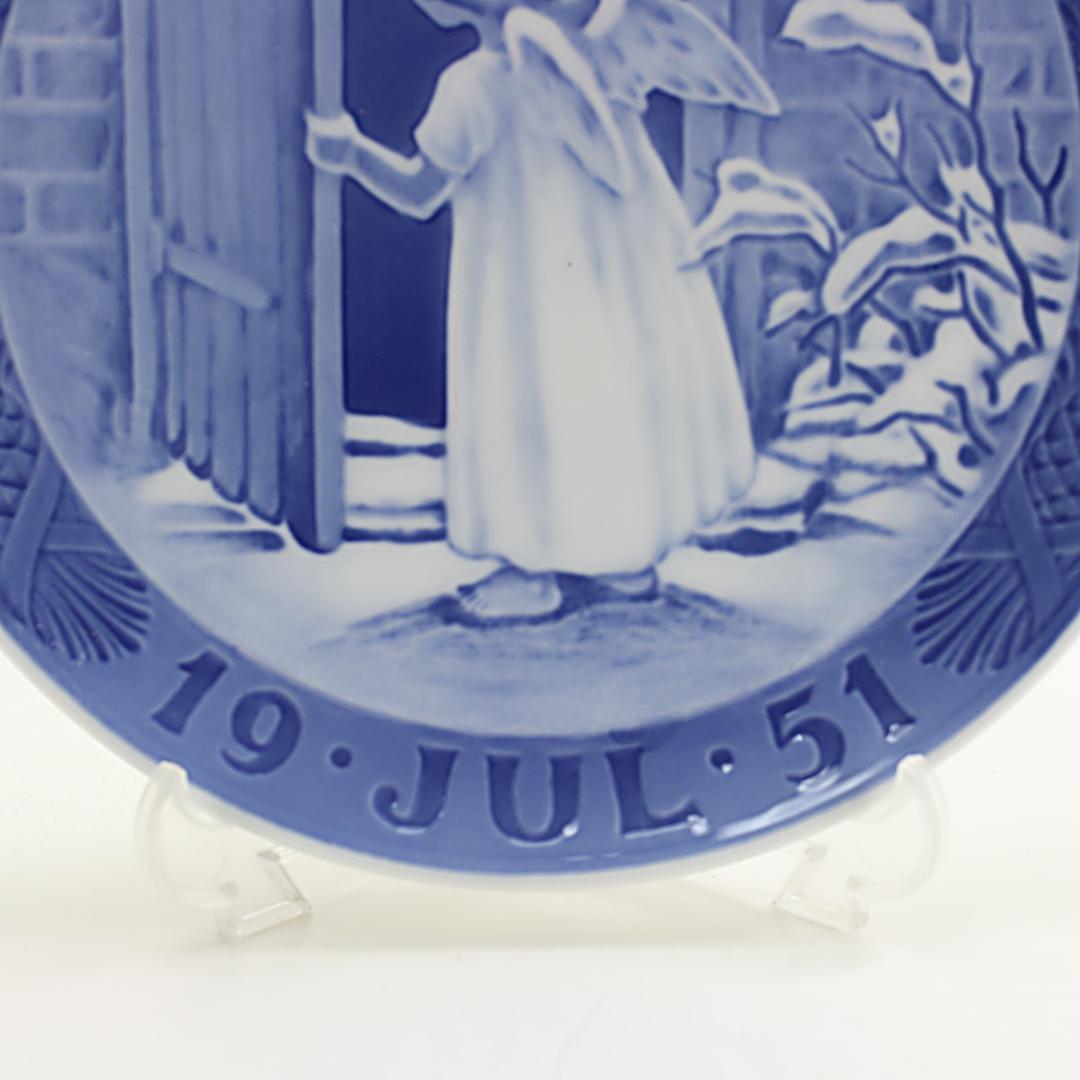 1951年 「クリスマスの天使」 イヤープレート ロイヤルコペンハーゲン