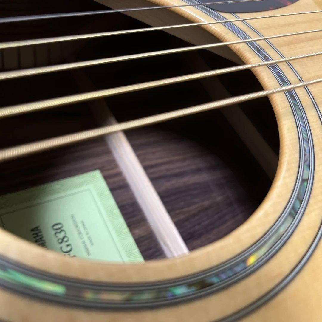 ヤマハ　FG 830 アコースティックギター　美品　yamaha