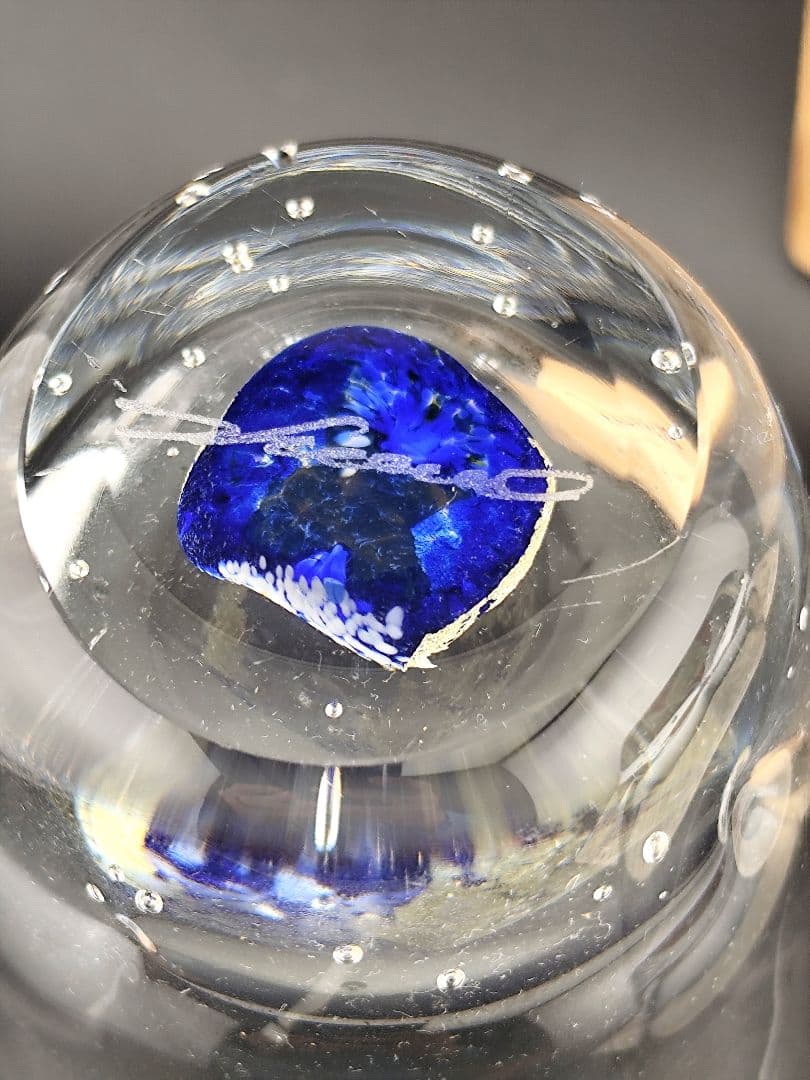 未使用・サイン有り☆黒木国昭 金彩「和」タンブラー（切子、江戸切子、薩摩切子）