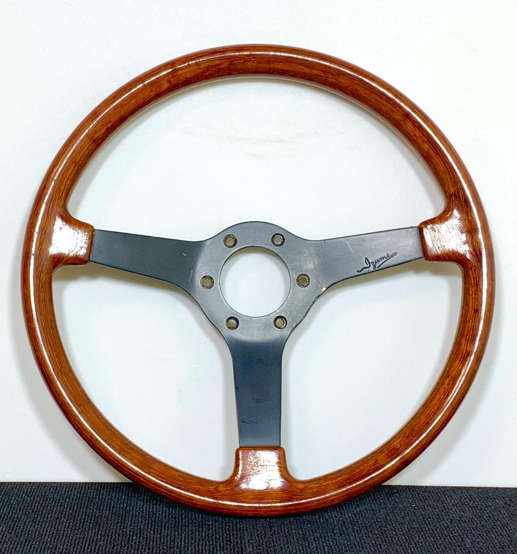 IZUMI イズミ ウッドステアリング 35.5パイ 希少モデル 当時物