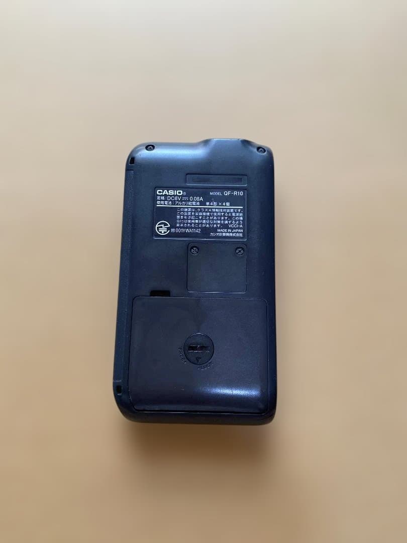 美品　 カシオ　オーダーリングハンディターミナルQF-R10