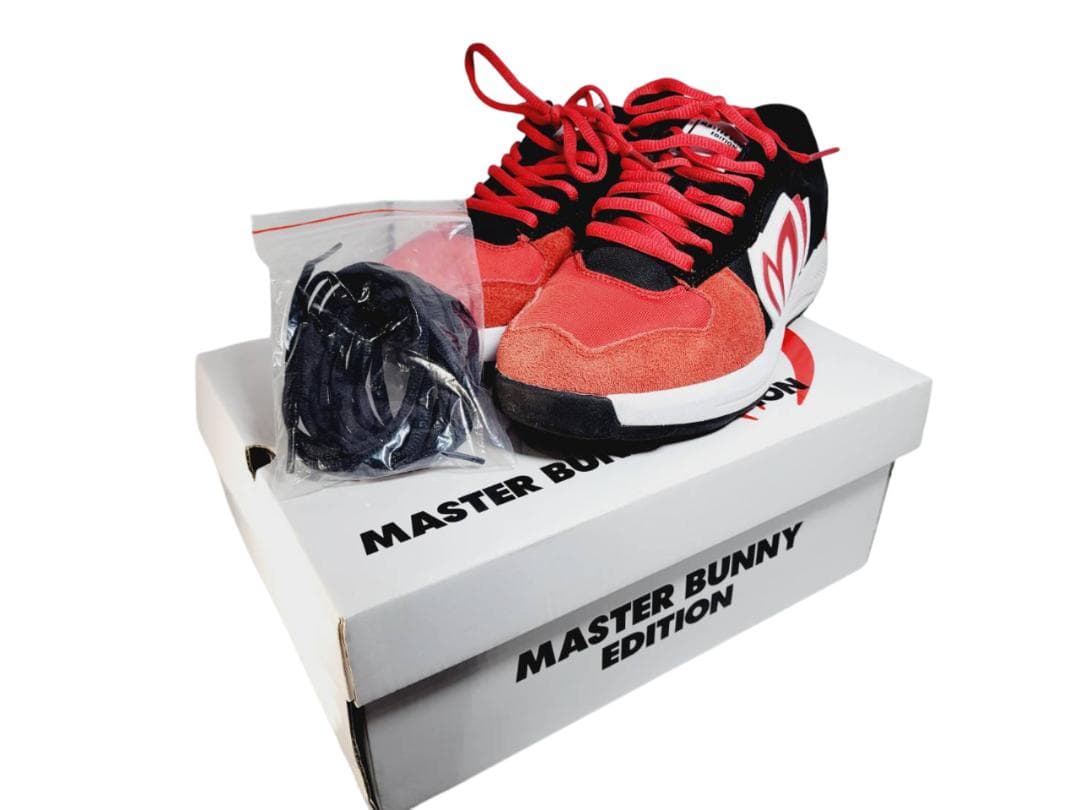 マスターバニーエディション ベロア×メッシュ スパイクレス ゴルフシューズ