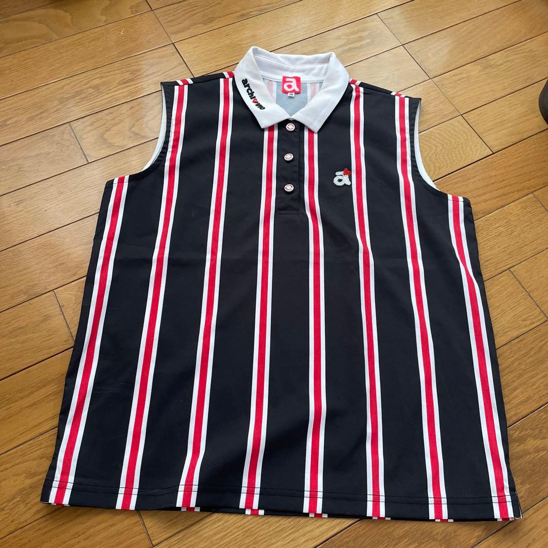 アルチビオ　ノースリーブ　ストライプ