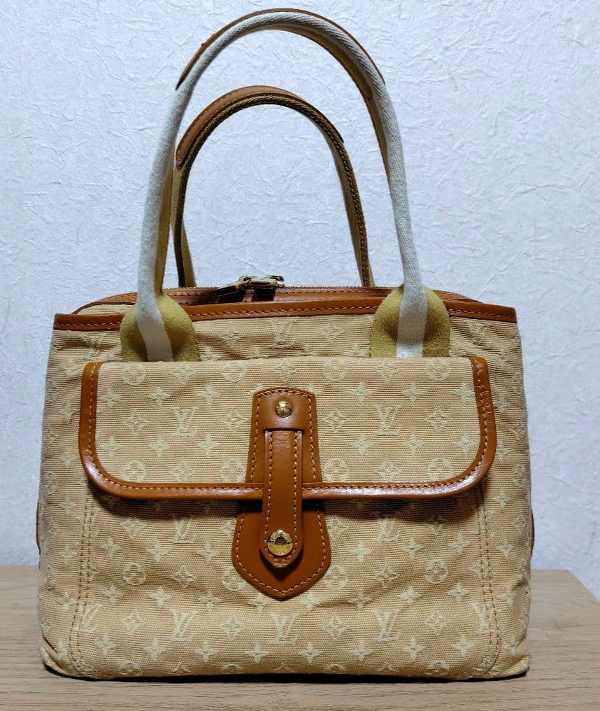 Louis Vuitton ベージュ ハンドバッグ　ルイ・ヴィトン