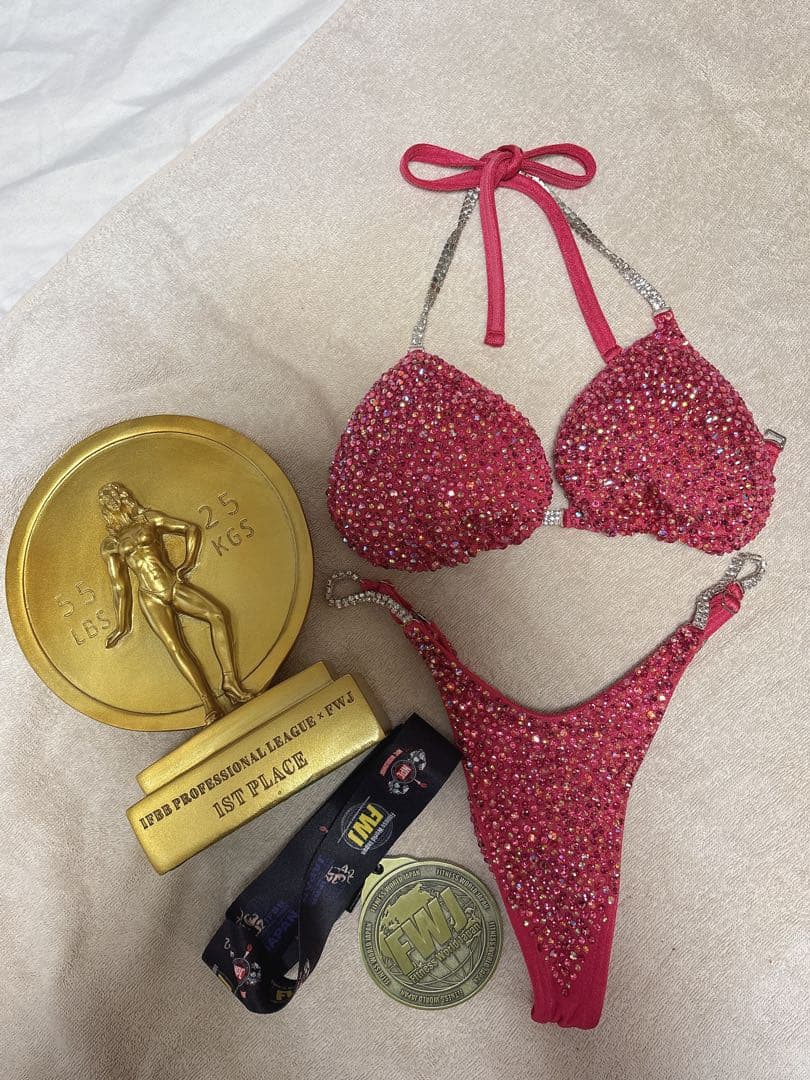 コンテストビキニ　ピンク　FWJ サマスタ