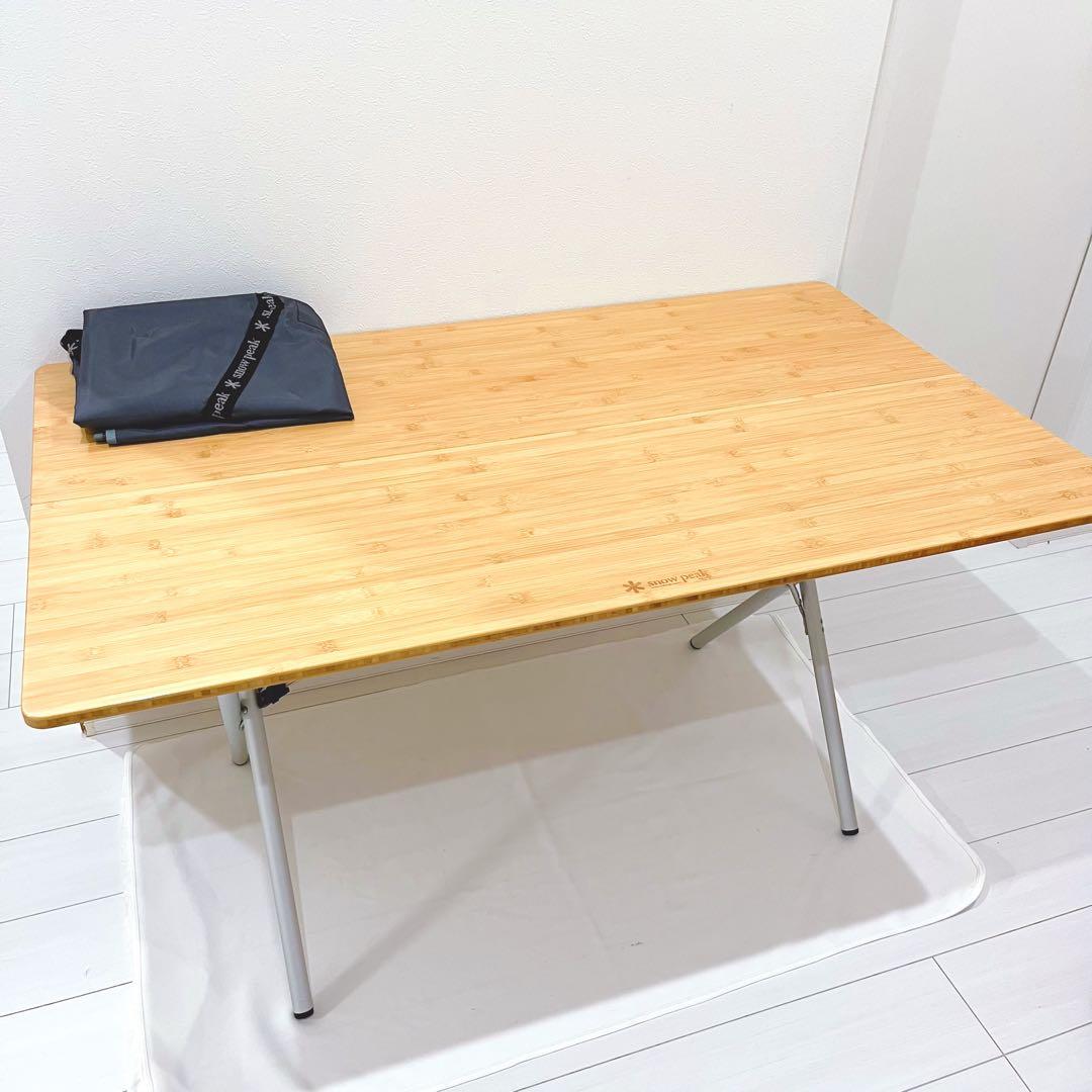 【美品】 peak スノーピーク　ワンアクション テーブル ロング 竹