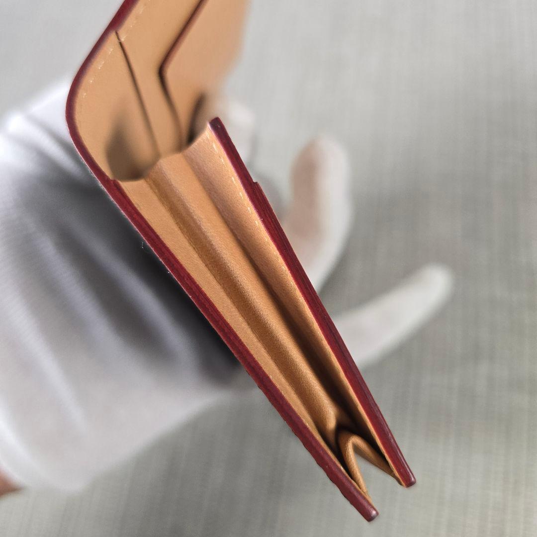 超美品　GANZO　CORDOVAN 　コードバン　 通しマチ　名刺入れ