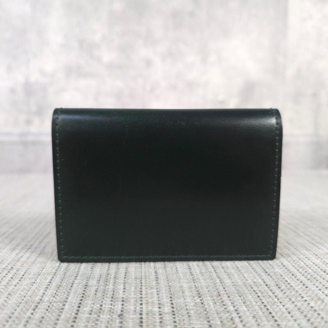 超美品　GANZO　CORDOVAN 　コードバン　 通しマチ　名刺入れ