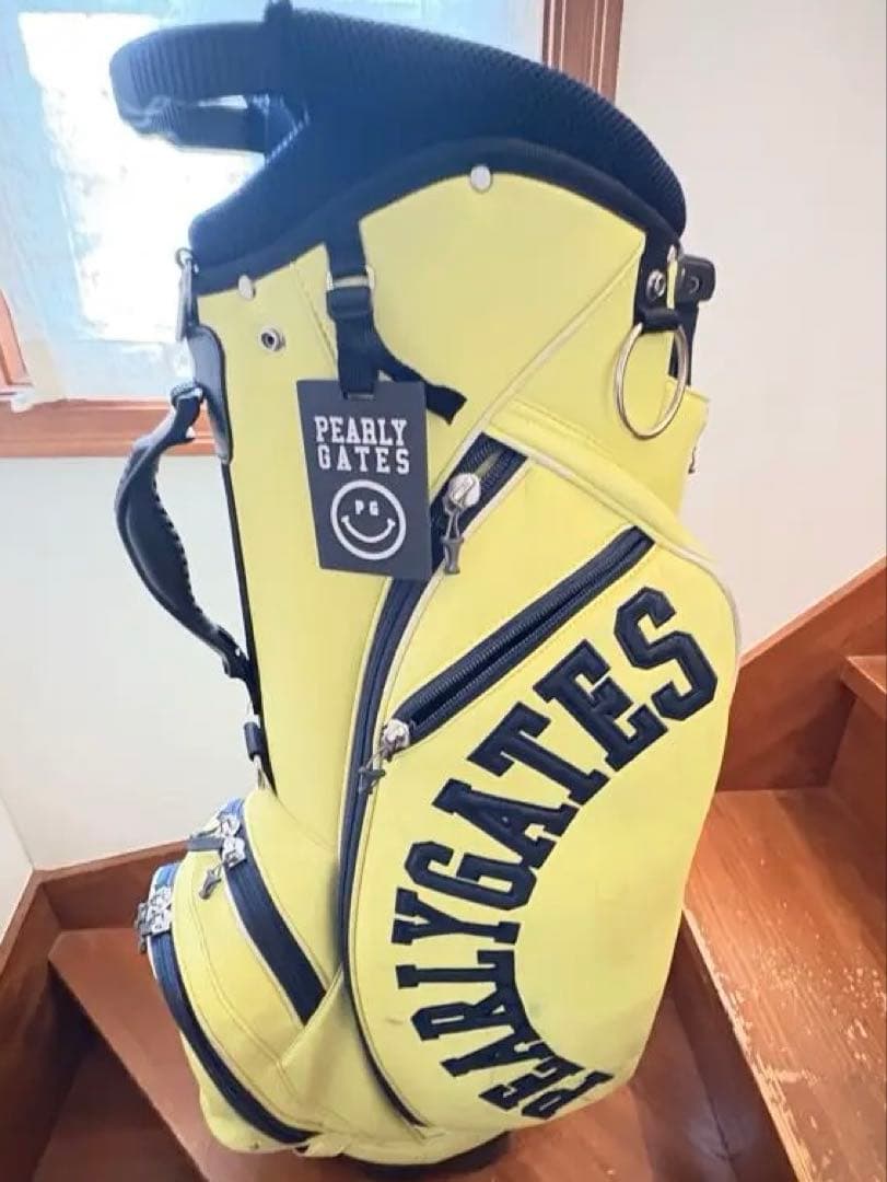 PEARLY GATES キャディバッグ ＆ヘッドカバーセット89 イエロー