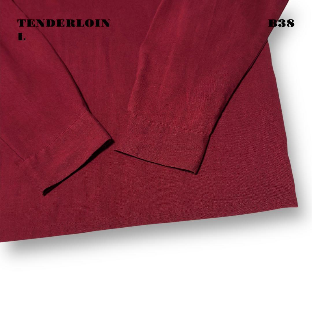 ★限定出品★ TENDERLOIN 長袖 シャツ ボーリング ボウリング 赤 L