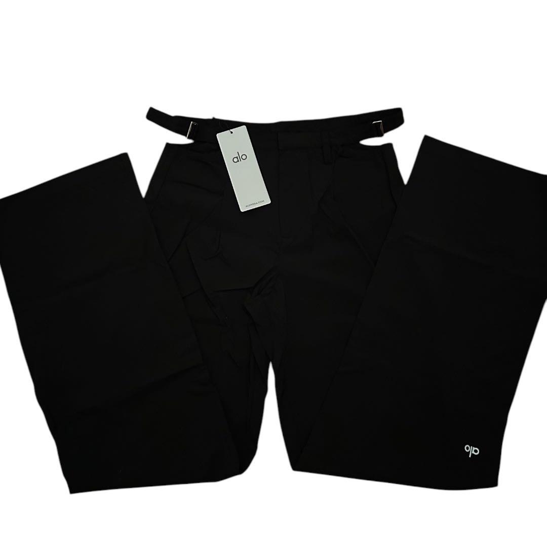 ALO Yogaミッドライズ ショーダウン トラウザー ブラック　S