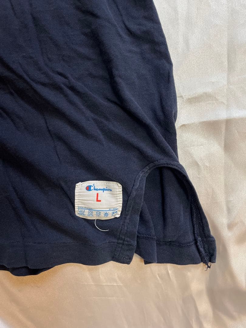 希少　ビッグサイズ　チャンピオン　70S バータグ　フットボールT　Vネック