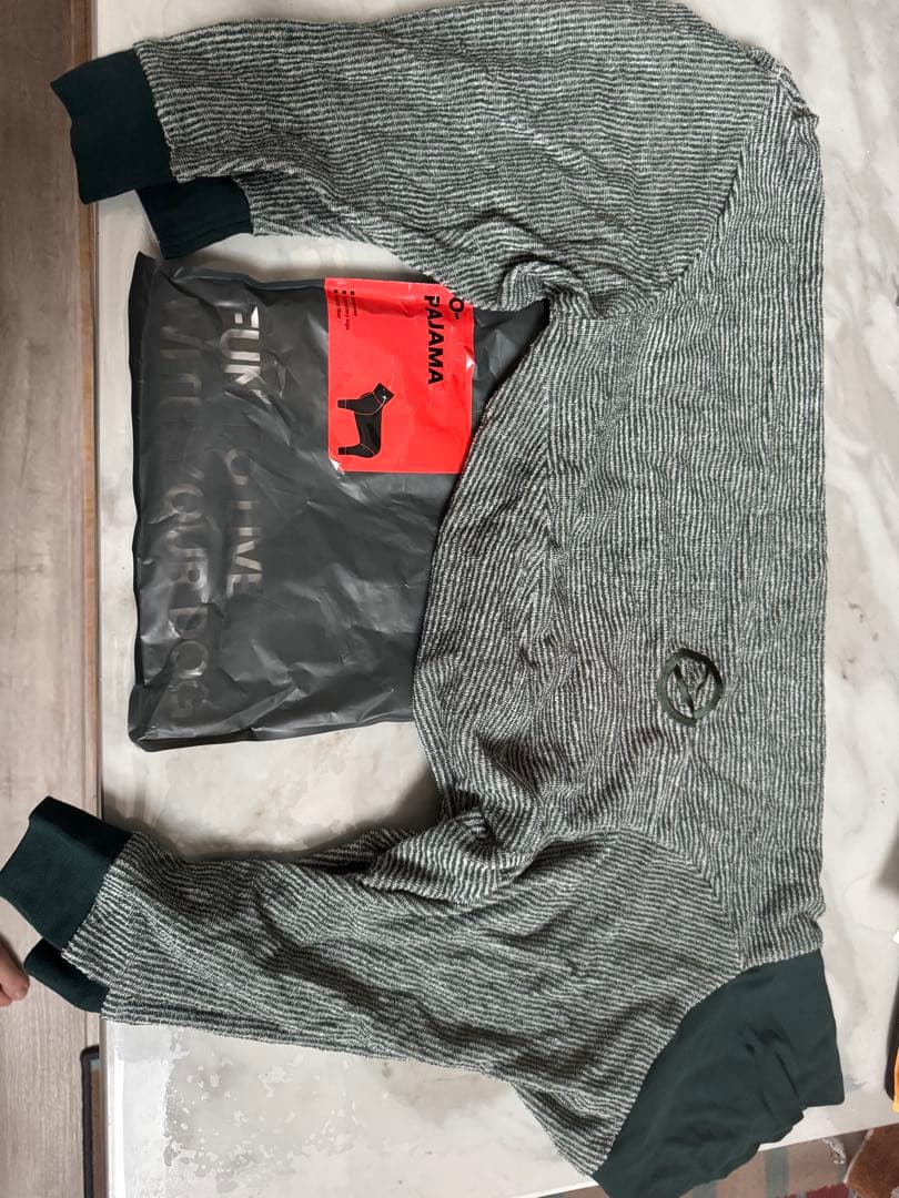 ALPHAICON 犬用パジャマ XL ストライプ柄