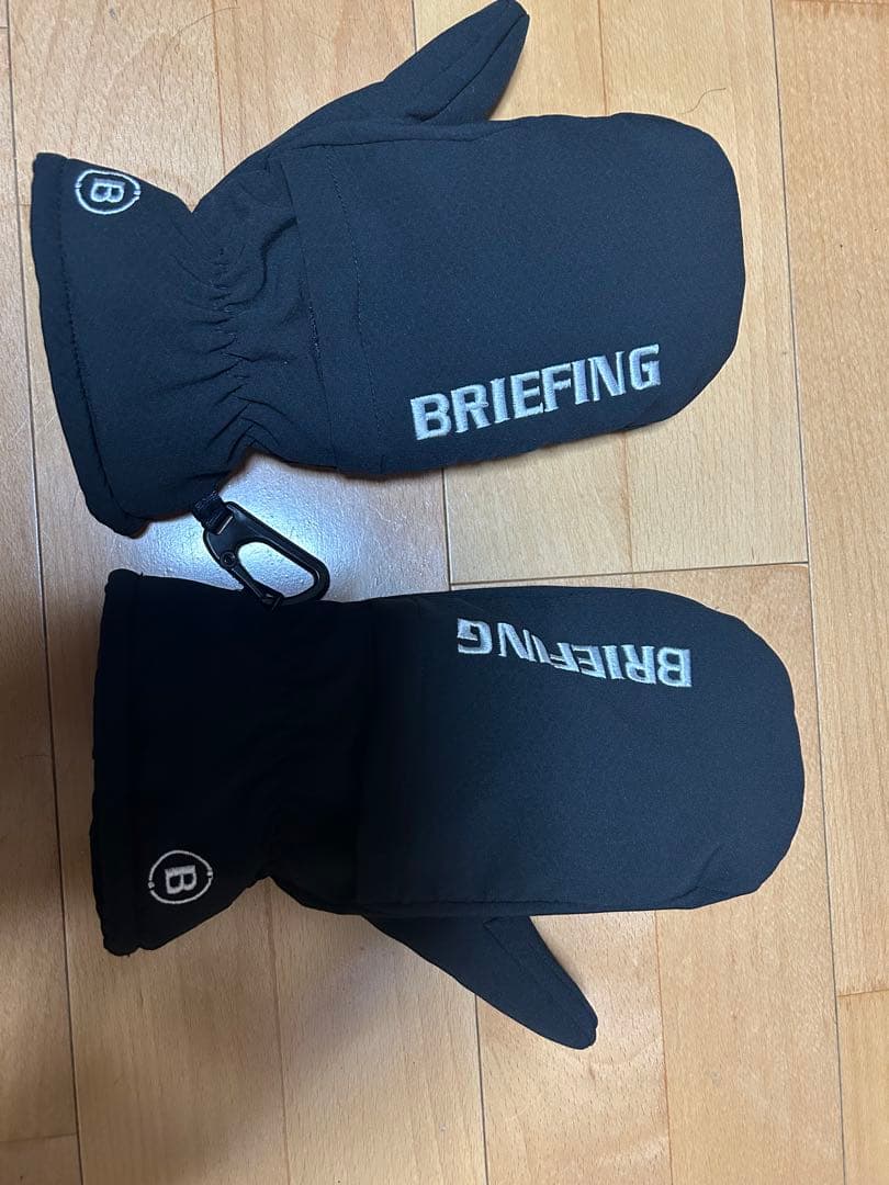 BRIEFING (ブリーフィング)ブラック ミトングローブ、未使用品