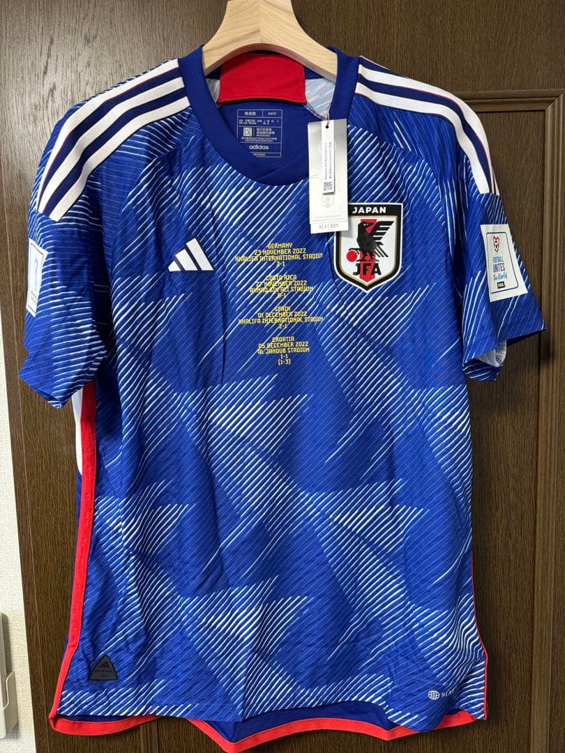 日本代表 2022 ワールドカップ メモリアル 限定210着 ユニフォーム2XL