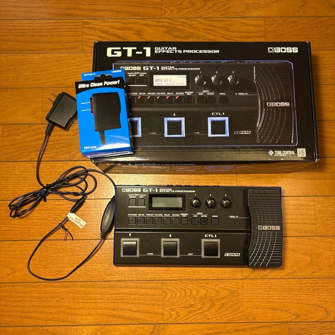 【値下げ可】BOSS GT-1 アダプター付き ギター マルチエフェクター