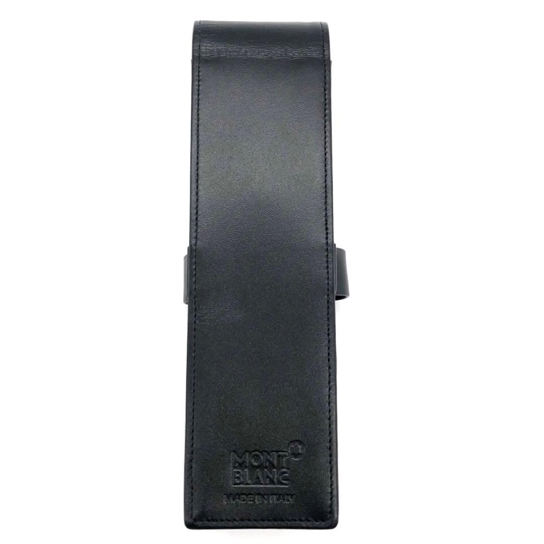 新品同様✨モンブラン マイスターシュテュック 2本用 ペンポーチ 筆箱　ブラック