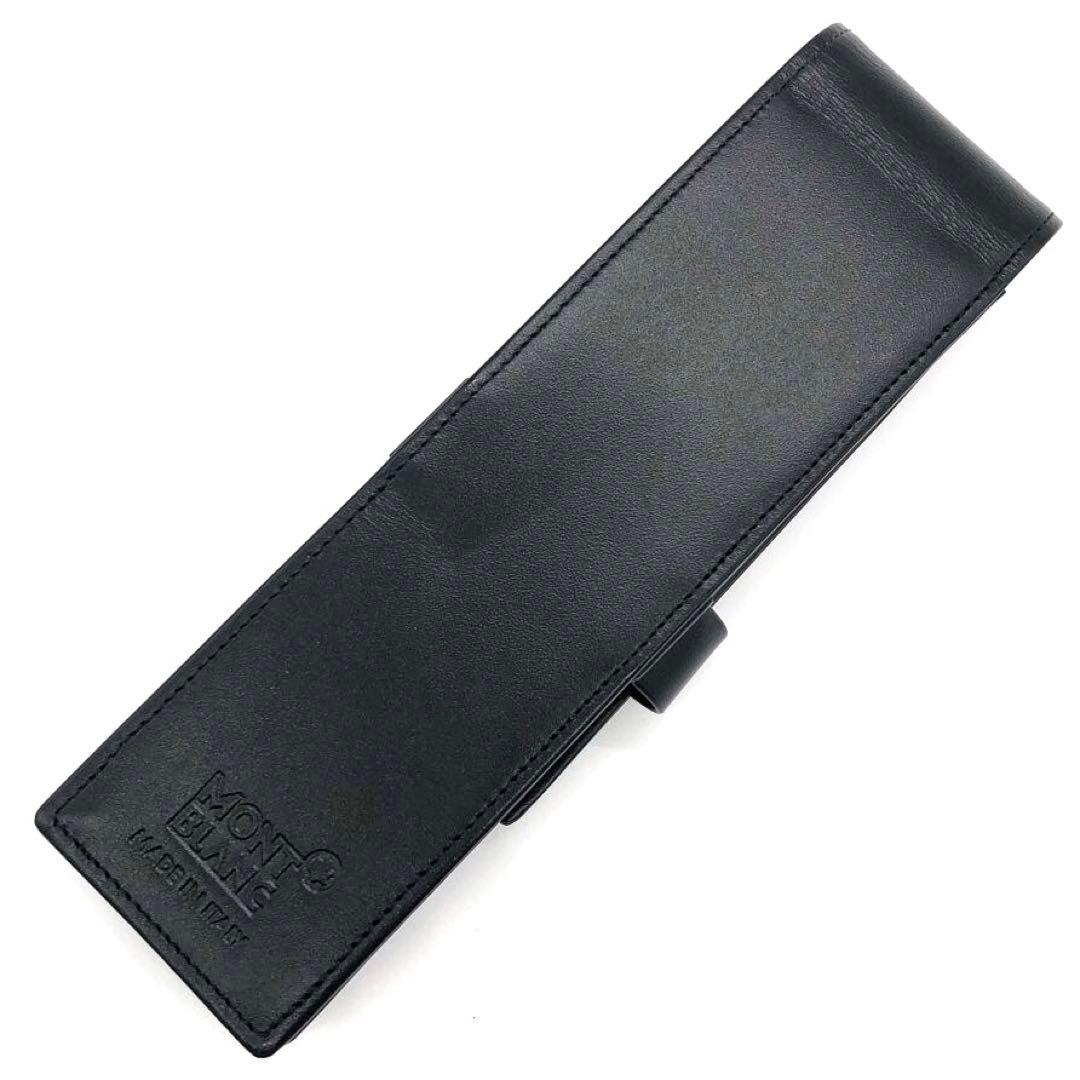 新品同様✨モンブラン マイスターシュテュック 2本用 ペンポーチ 筆箱　ブラック