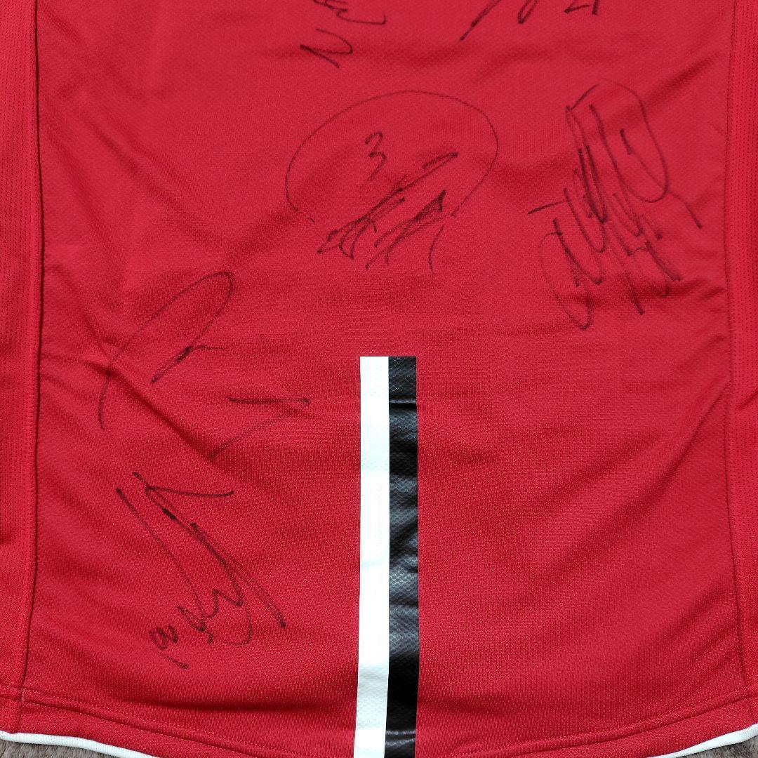 【NIKE】浦和レッズ ユニフォーム 2007 ACL 所属選手サイン入 М