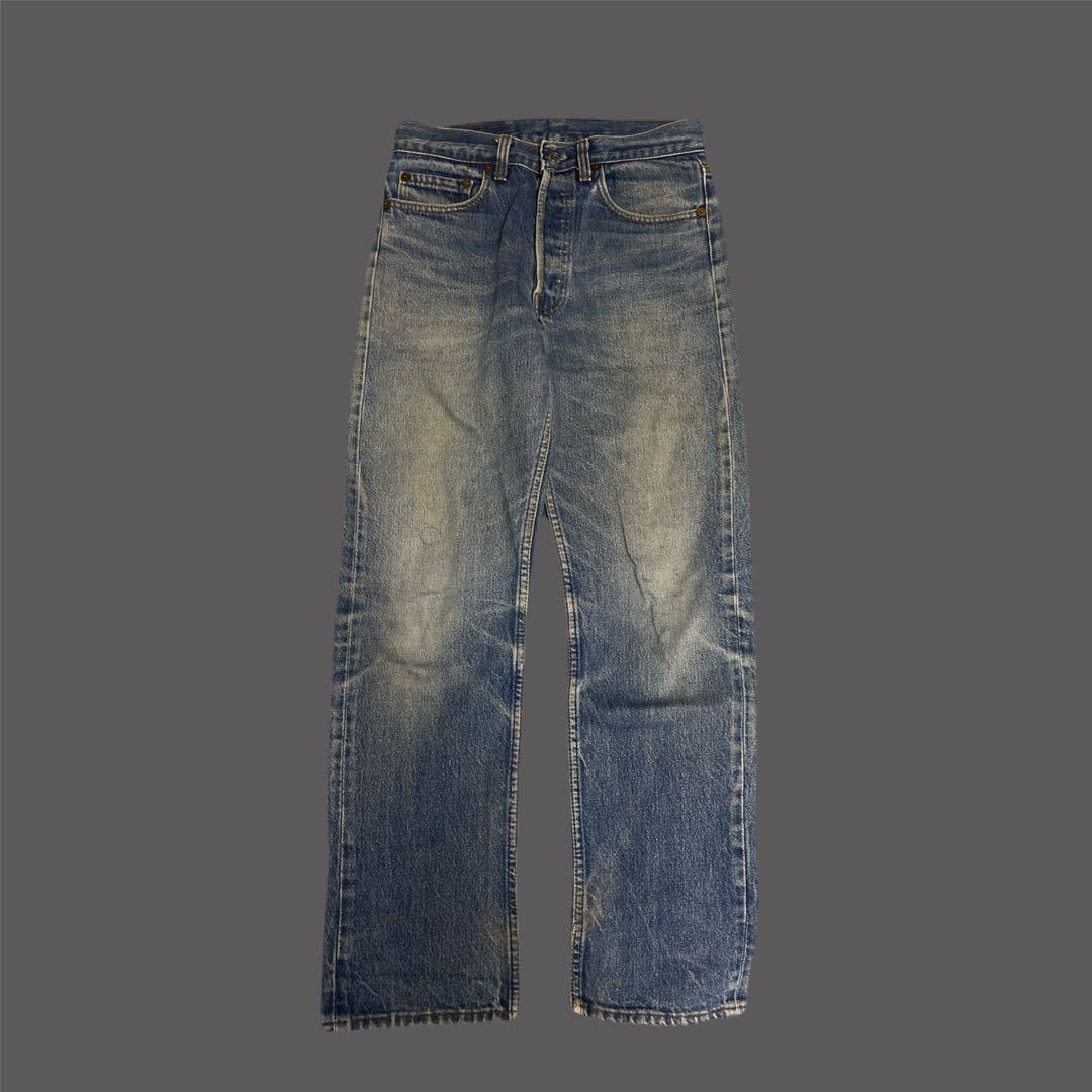 80s リーバイス USA製 501 グッドフェード 縦落ち W30 L32