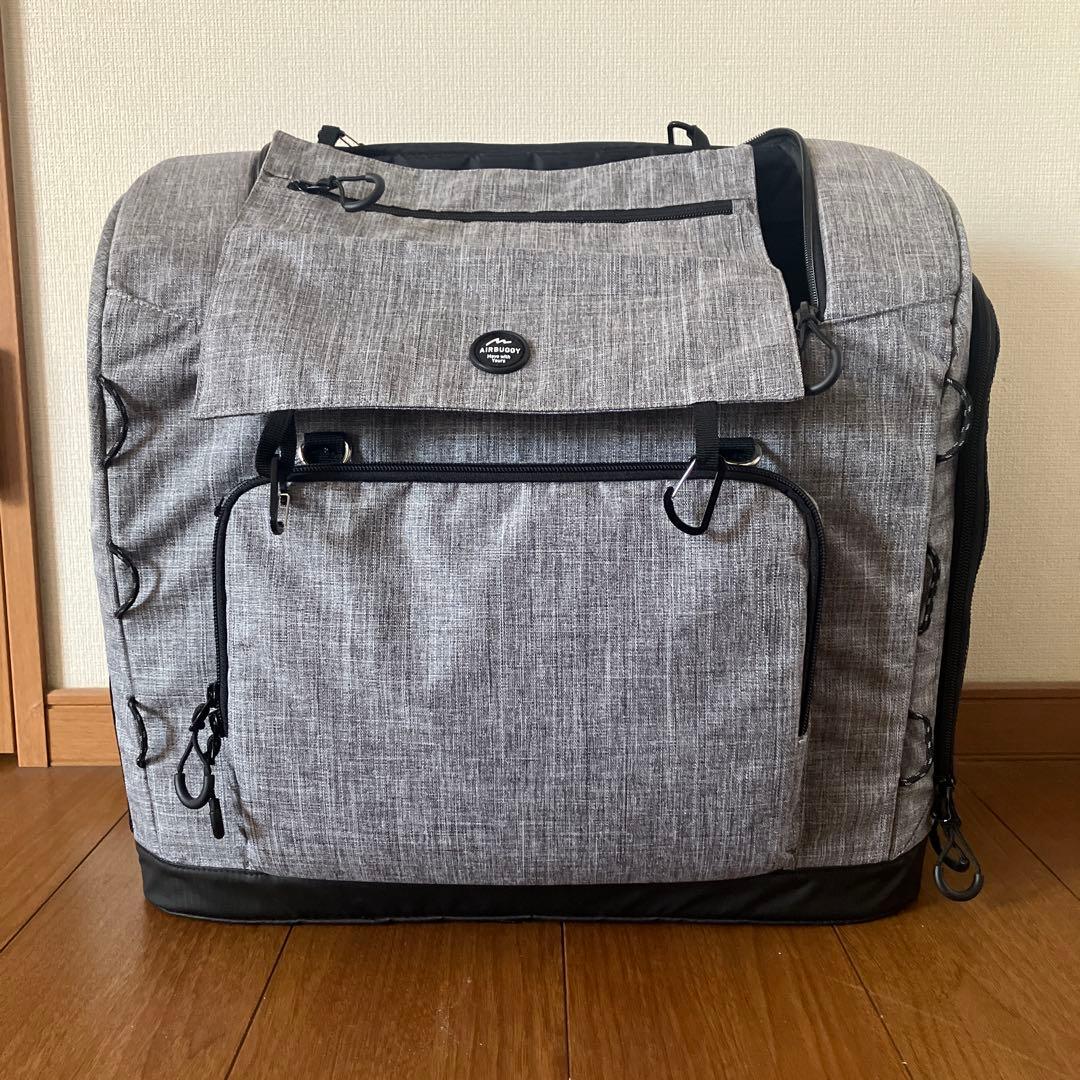 【ひろ】AIRBUGGY 3ウェイバック ワイドグレー