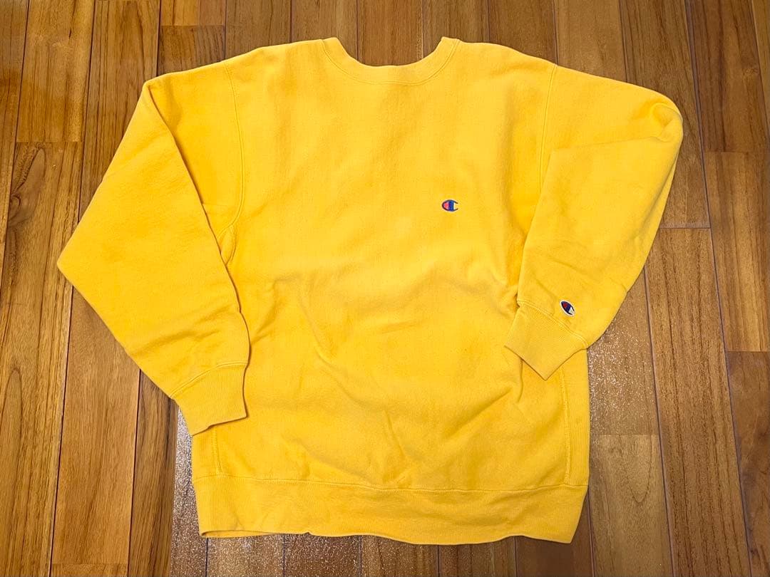 Champion Reverse Weave 90s XL イエロー