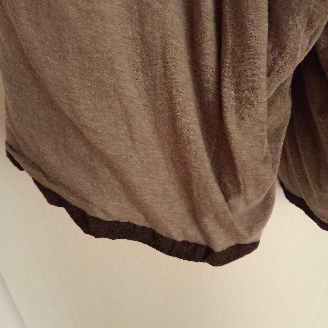 Y's(ワイズ)リネンガウチョパンツ　ダークブラウン(裏地付き)