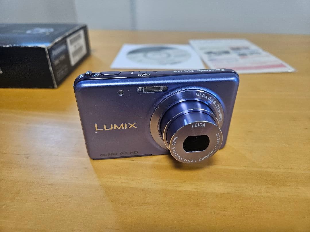 極美品　LUMIX DMC-FX80 バイオレット