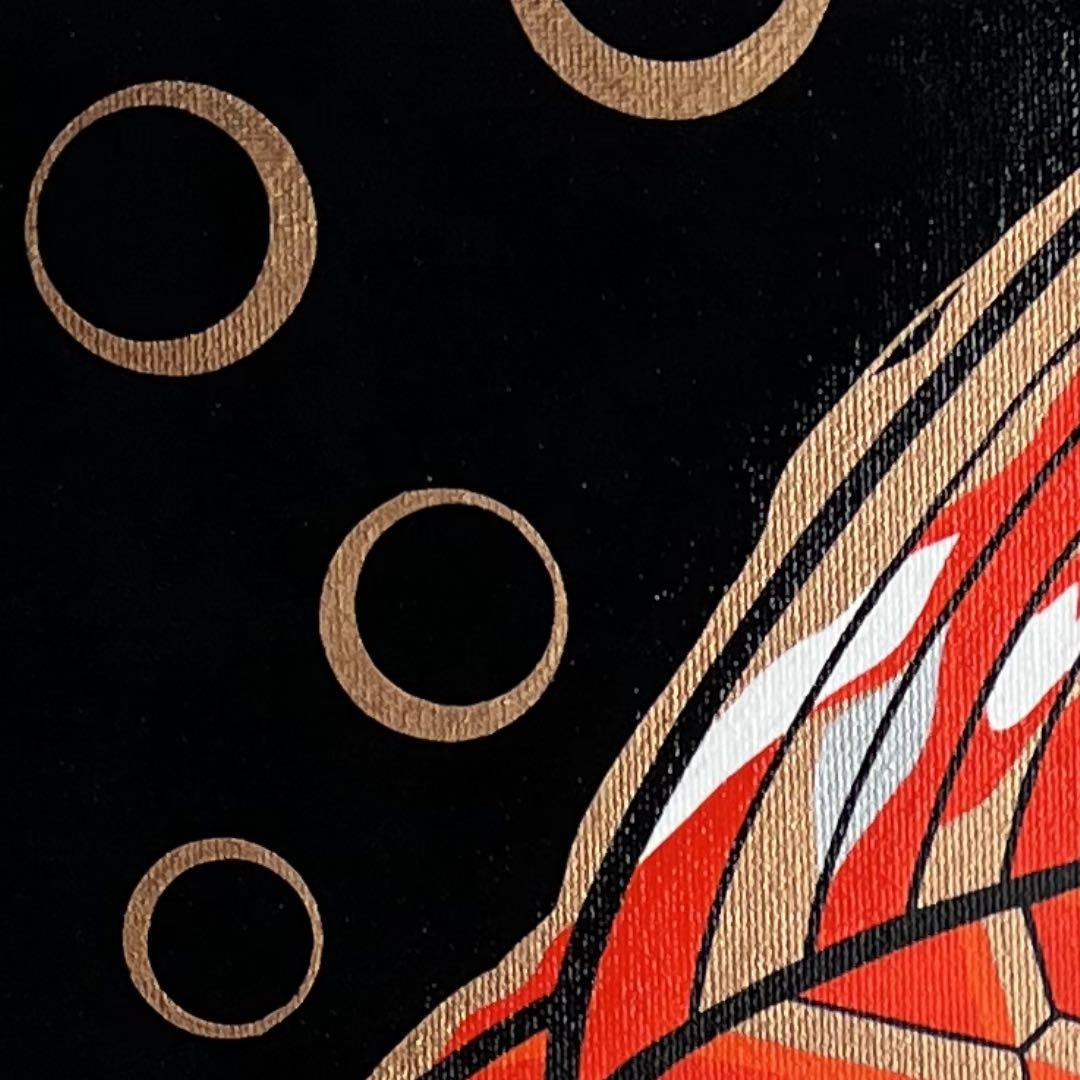 「巡る」｜絵画 原画 抽象画 動物画 絵 金魚 イラスト ドローイング